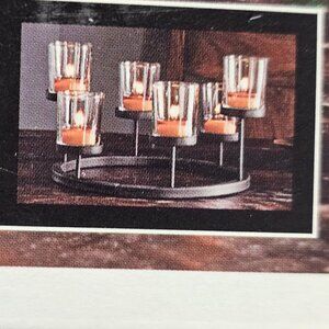 New Center Piece With 6 Tealight Cups 2 Way to display Decor Table Holiday
